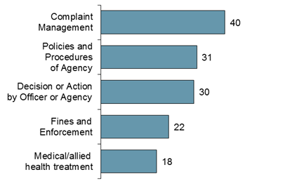 Chart: Other Public Sector Agencies Most Common Allegations