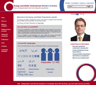Image: Energy and Water Ombudsman Website
