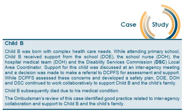 Child Death Review Case Study B