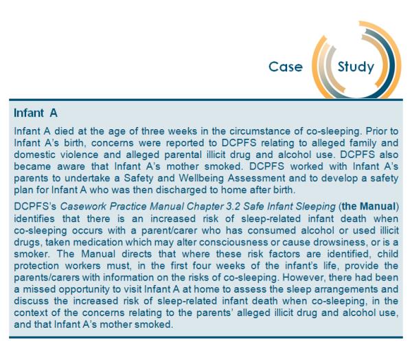 Child Death Review Case Study A