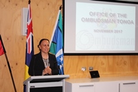 Linda Folaumoetu'i, Chief Executive Officer, Ombudsman Tonga (click to enlarge image)