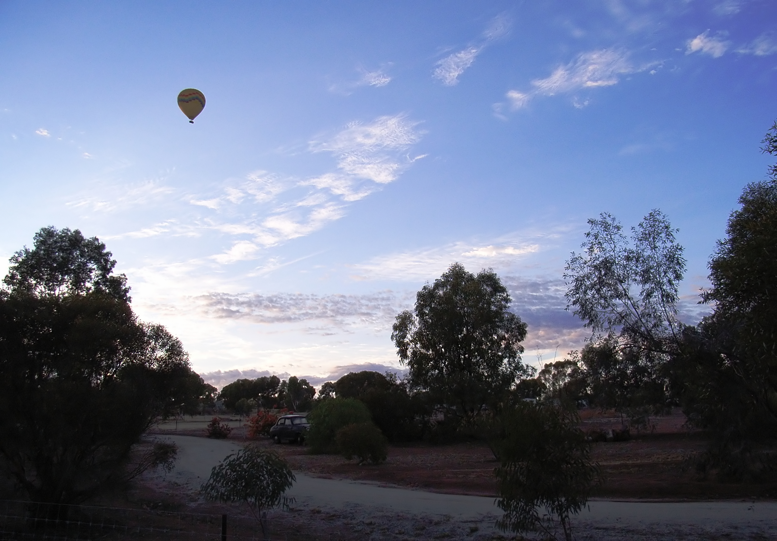 Hot air balloon in Northam