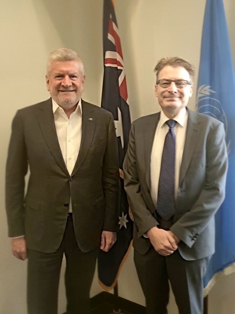 President Field and Hon. Mitch Fifield
